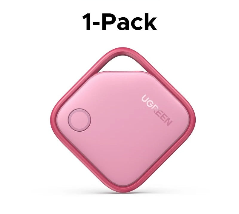 Smart Finder – Apple Find My Certified Bluetooth Tracker for iPhone/iPad/Mac, 2‑Year Replaceable Battery, UL4200A Child‑Safe, Global Tracking, Lost Reminder, Ultra‑Mini 36×36×7.4mm with Stickers