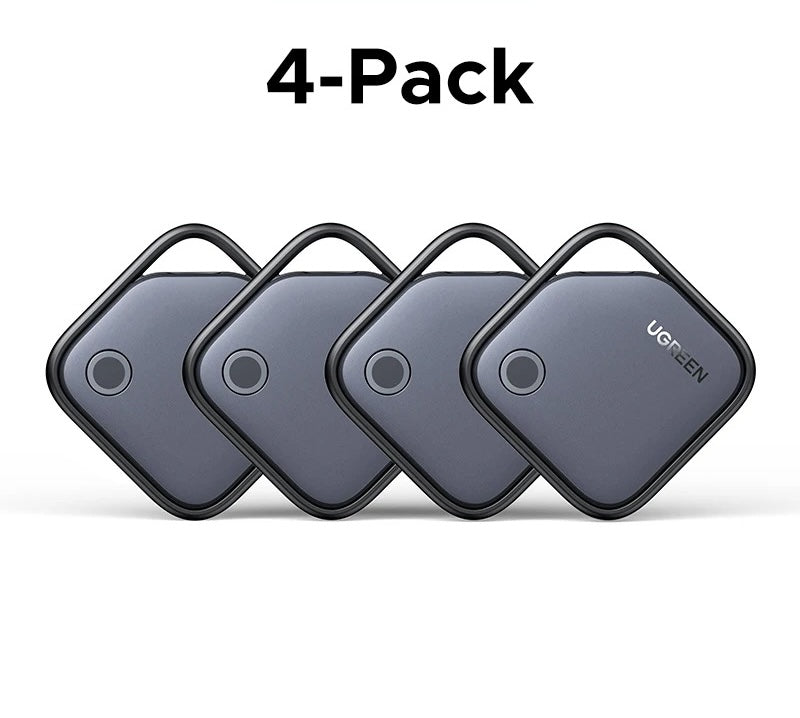 Smart Finder – Apple Find My Certified Bluetooth Tracker for iPhone/iPad/Mac, 2‑Year Replaceable Battery, UL4200A Child‑Safe, Global Tracking, Lost Reminder, Ultra‑Mini 36×36×7.4mm with Stickers