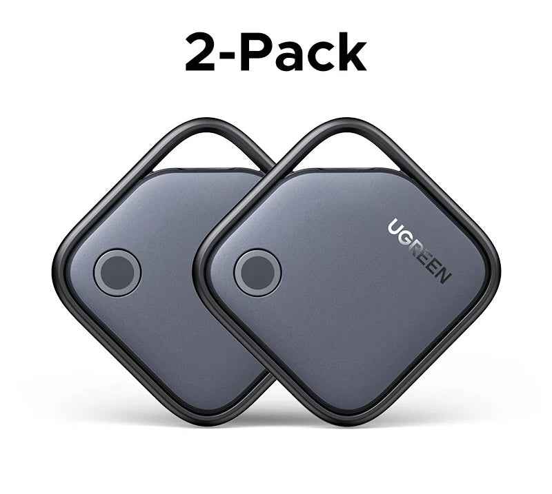 Smart Finder – Apple Find My Certified Bluetooth Tracker for iPhone/iPad/Mac, 2‑Year Replaceable Battery, UL4200A Child‑Safe, Global Tracking, Lost Reminder, Ultra‑Mini 36×36×7.4mm with Stickers
