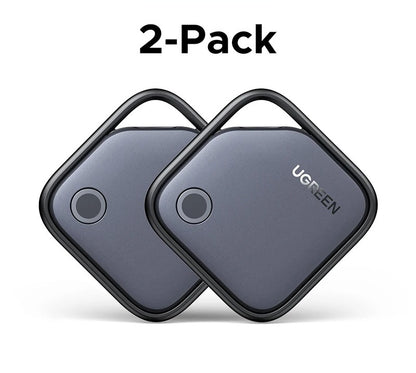 Smart Finder – Apple Find My Certified Bluetooth Tracker for iPhone/iPad/Mac, 2‑Year Replaceable Battery, UL4200A Child‑Safe, Global Tracking, Lost Reminder, Ultra‑Mini 36×36×7.4mm with Stickers