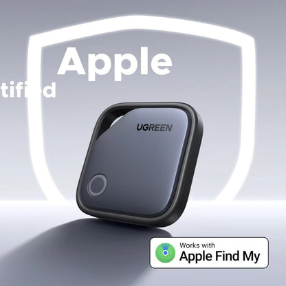 Smart Finder – Apple Find My Certified Bluetooth Tracker for iPhone/iPad/Mac, 2‑Year Replaceable Battery, UL4200A Child‑Safe, Global Tracking, Lost Reminder, Ultra‑Mini 36×36×7.4mm with Stickers