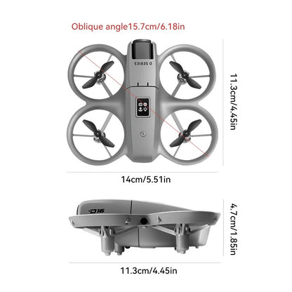 D16 Mini Drone – Dual Camera 8K HD UAV with GPS, Obstacle Avoidance, 20min Flight, 20000M FPV Range & Brushless Motor