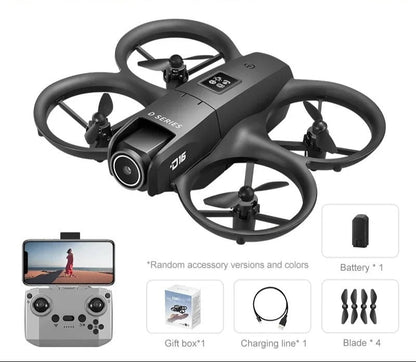 D16 Mini Drone – Dual Camera 8K HD UAV with GPS, Obstacle Avoidance, 20min Flight, 20000M FPV Range & Brushless Motor